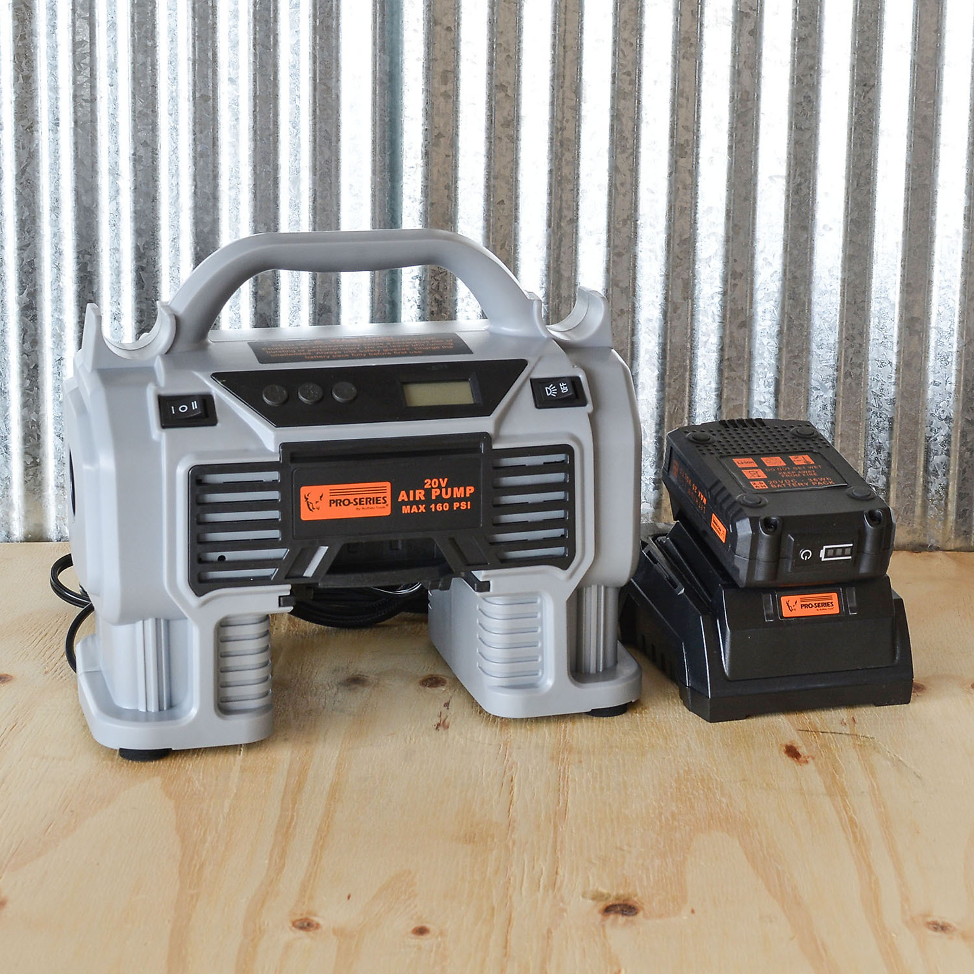 ProSeries, Digital Inflator with 20V Rechargeable Battery, Power Source Battery, Model# LIDIKIT20